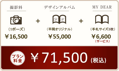 プラン料金　\71,500（税込）