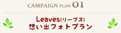 Leaves(リーブス)想い出フォトプラン