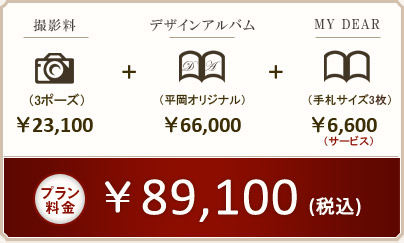 プラン料金　\89,100（税込）